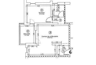Apartament cu 2 camere semidecomandat, mobilat în Dumbrăvița - 10