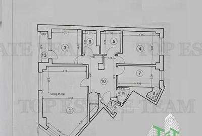 Apartament cu 3 camere decomandat în Turda - 3