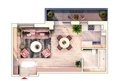 Apartament tip studio , bloc premium , Marasti - 4