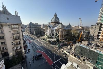 Apartament cu 3 camere semidecomandat, mobilat în Calea Victoriei