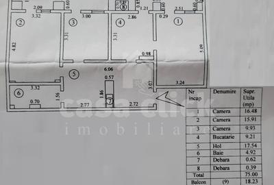 Apartament 3 camere decomandat, Mazepa 1 – central, balcon generos - 14