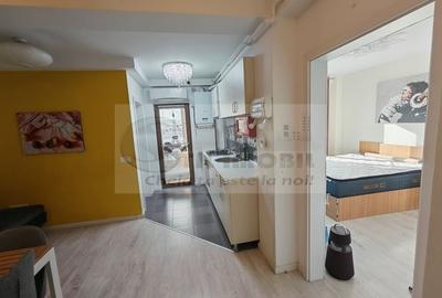 Apartament cu 2 camere semidecomandat, mobilat în Valea Lupului