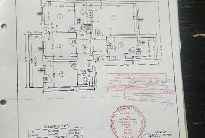 Apartament 4 camere etaj 1 Mobilat central