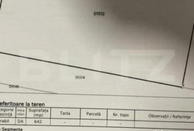 Teren de 642 mp, în Burdujeni