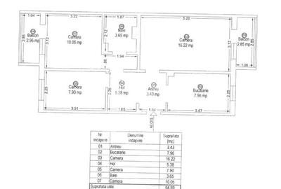 Apartament 3 camere,centrala proprie,boxa,zona Lipovei - 14