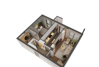 Apartament cu 2 camere decomandat în Nicolina - 1