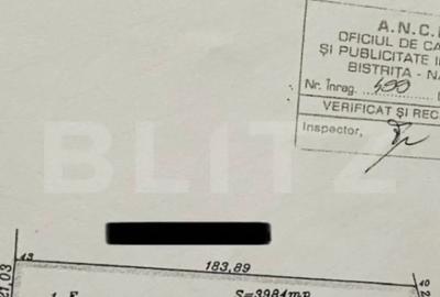 Teren de 4000 mp, în Unirea - 1