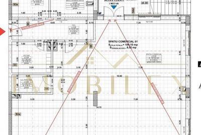 Spațiu comercial, de 189.1 mp, în Florești