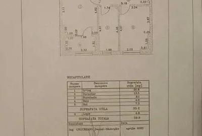 Apartament cu 2 camere decomandat în Uverturii