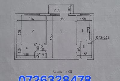 Apartament cu 2 camere semidecomandat în Drumul Taberei - 3
