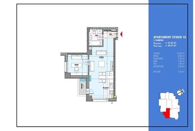 Bloc nou - langa Universitatea Bacovia si Primarie - 2 camere - mobilat si utila - 14