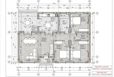 Casă cu 4 camere în Central - 4