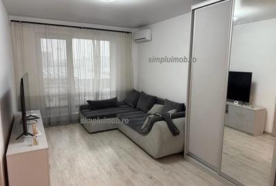 Garsonieră decomandată, mobilată în Metalurgiei