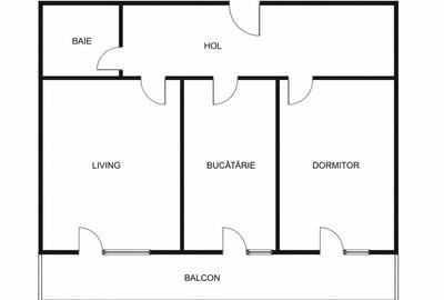 Apartament cu 2 camere decomandat în Doamna Ghica - 7
