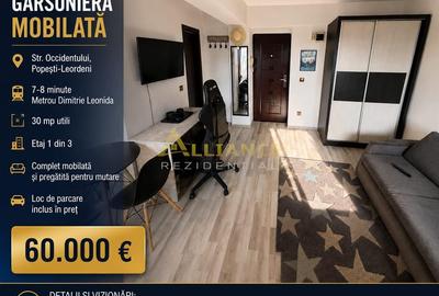 Garsonieră decomandată în Central