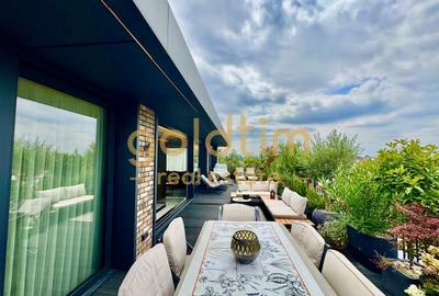 SUPERB/ PENTHOUSE MOBILAT SI UTILAT/ 3 PARCARI/ TERASA 70 mp - 53