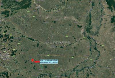 Arabil lucrat, canal irigatii, comuna Gurbanesti catre Nana - 5