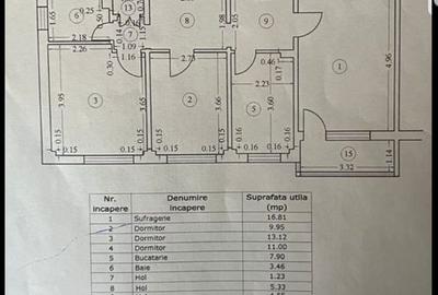 Apartament cu 4 camere decomandat în Tomis I - 9