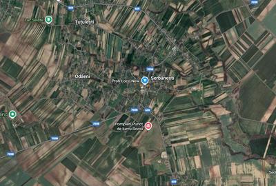 Teren intravilan de vânzare – Șerbănești, com. Rociu |  30 km de Pitești - 2