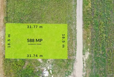 Teren de 588 mp, în Giarmata