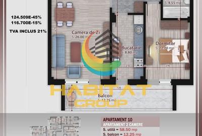 Pallady 2 camere, decomandat, 70.75 mp. bloc tip boutique - 5