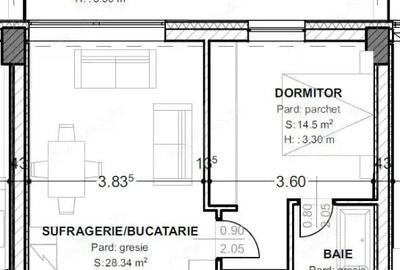 Apartament cu 2 camere semidecomandat în Central - 1