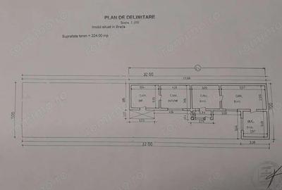 Teren 224 mp deschidere 7 m, 143 euro mp Radu Negru- Buzaului -spital Judetean - 4