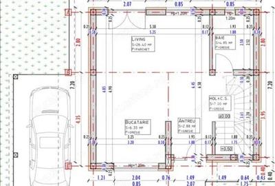 Casa individuala 110 mp utili, 400 mp teren, semifinisata, Luna de Sus - 2