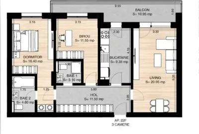 Pipera - Lux & Confort| Apartament 3 camere | Rond OMV - 10
