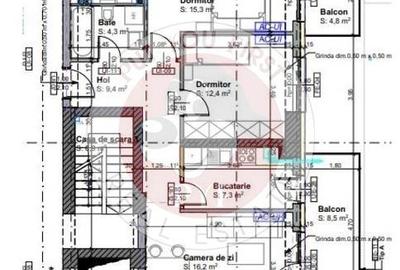 Apartament cu 3 camere decomandat în Titan - 6