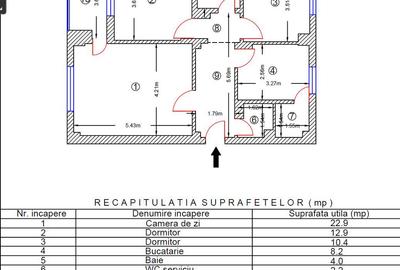 Apartament cu 3 camere decomandat în Sud - 16
