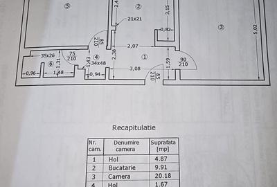 Apartament cu 2 camere decomandat în Unirii - 9