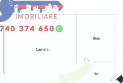 ID 1375 Garsoniera confort 2 de vanzare* Str Alunisului - 1