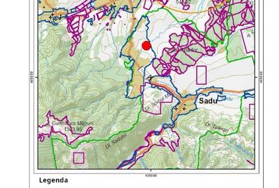 Teren Construcții intravilan de 2000 mp, în Sadu