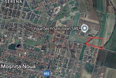 Teren parcelabil cu toate utilitatile 10.000 mp Moșnița Nouă – 18 €/mp - 1
