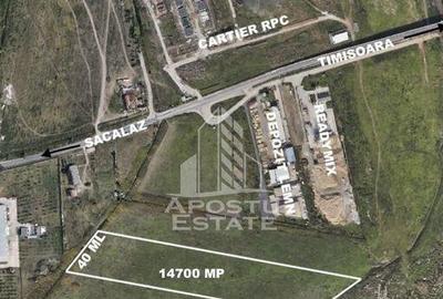 Teren industrial 14700 mp, zona in plina expansiune, Mehala. - 2