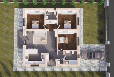 Casă individuală cu 3 camere în Belinț - 1