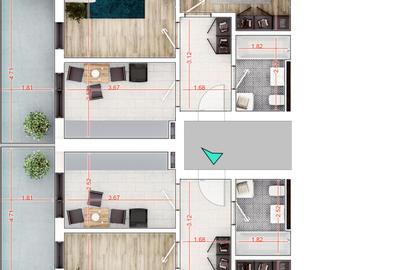 NOU! AP 4 CAMERE DECOMANDAT CU DRESSING 118 MP, DOTARI PREMIUM, 0%COMISION - 3