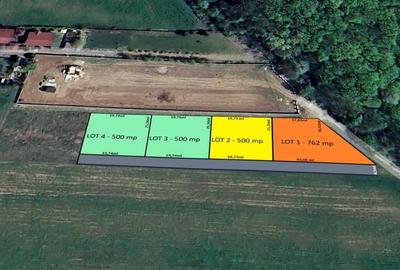 LOTURI DE 500mp | LANGA PADUREA SNAGOV | IZVORANI - LOCATIE DE VIS | COMISION 0% - 1