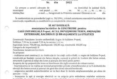 Teren pentru constructie , Chinteni, zona Lacurilor, front la 2 strazi - 4