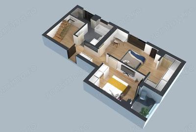 Apartament cu 3 camere semidecomandat în Vest - 11