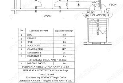 Apartament cu 3 camere semidecomandat în Rogerius - 5