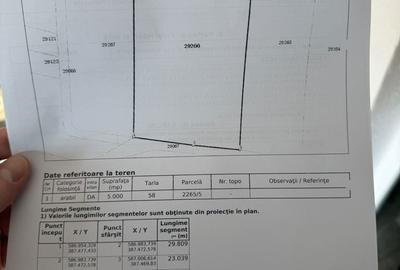 Teren de 5000 mp, în Bucov - 1