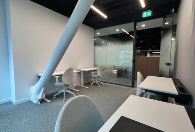 Birou privat premium (până 4 persoane, cu lumină naturală, la Supertree Pipera) - 2