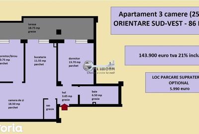 Apartament cu 3 camere în Valea Lupului - 6