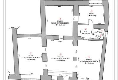 Spatiu comercial stradal 136mp Central Istoric Sibiu preluare chirias - 4
