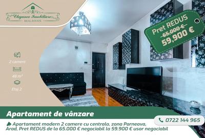 Apartament modern 2 camere cu centrala, zona Parneava, Arad - 1
