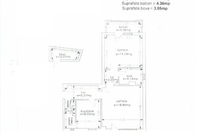 Apartament cu 2 camere semidecomandat în Inel II