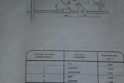 Garsoniera de vanzare, etaj 7 7, Ploie?ti, str. Mara?e?ti - 6