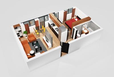 Apartament 2 camere 49 mp decomandat Sos Nicolina Bloc Nou 2017 - 9